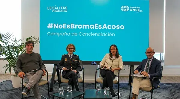 Fundación Legálitas y Fundación ONCE presentan la campaña ‘No es broma, es acoso’