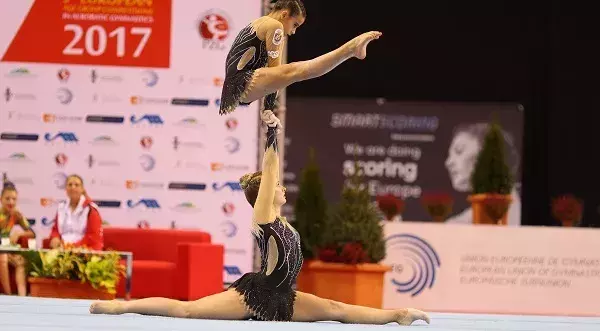 Legálitas en el campeonato de Europa de Gimnasia Acrobática