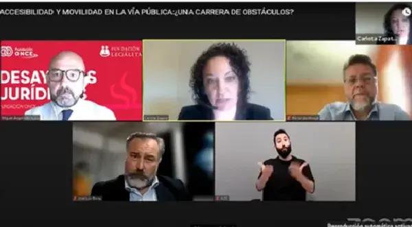 Fundación Legálitas y Fundación ONCE celebran un webinar sobre accesibilidad y movilidad en la vía pública