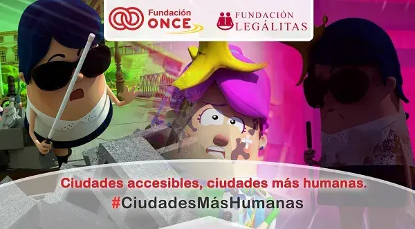 Fundación Legálitas y Fundación ONCE presentan la campaña ‘Ciudades accesibles, ciudades más humanas’